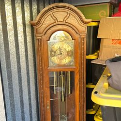 TEMPUS FUGIT GRANDFATHER CLOCK
