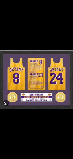 Kobe Bryant Jersey Retirement Plaque