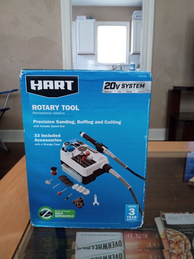 Hart Rotary Tool & 33 Piece Accessories