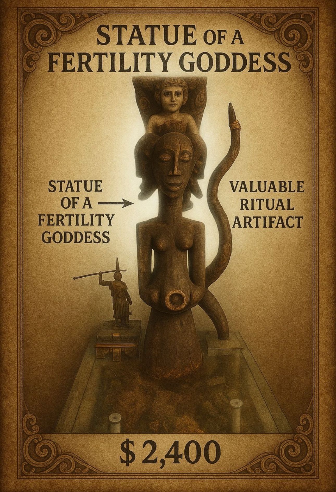 Statue Of A Fertility Goddess