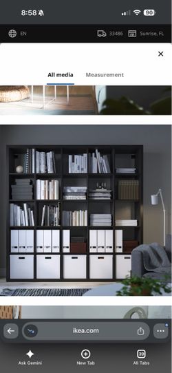 IKEA storage cubicle