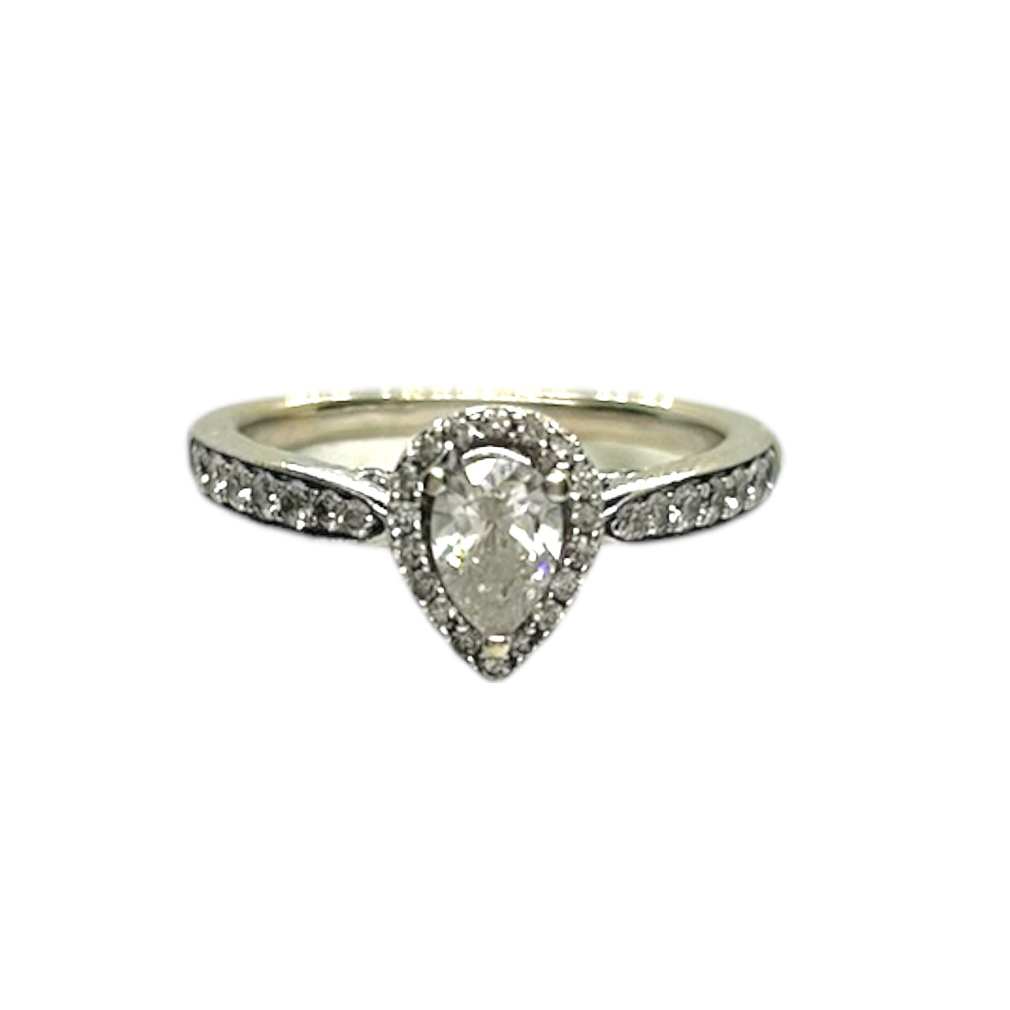 Ring White Gold 14k. Engagement