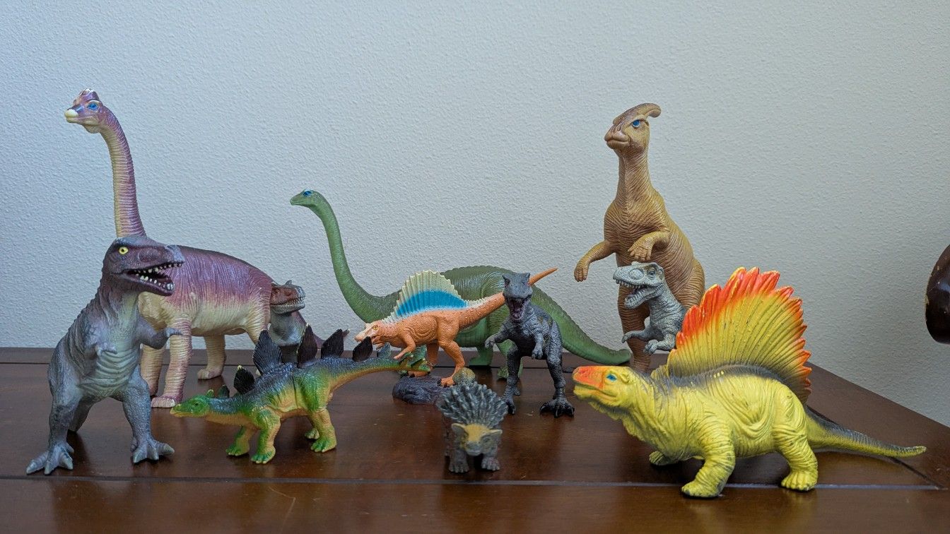 Collection Of Dinosaur Figurines