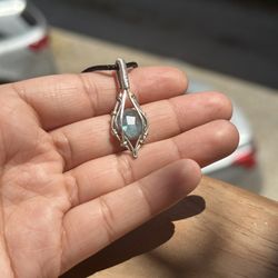 Faceted Labradorite Pendant 