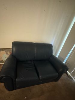 Love seat leather