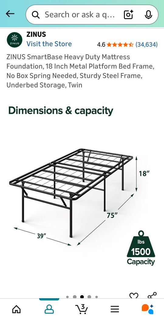 Twin Bed Frame