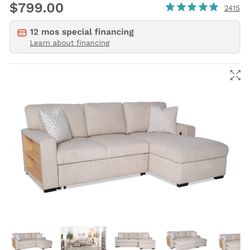 Bobs furniture Play Day Couch 