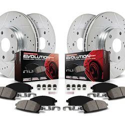 Powerstop K8348 Brakes & Rotors New