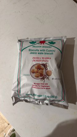 Muzda bakery biscuits with cumin zera masksa 9.9oz no eggs ( makhania)