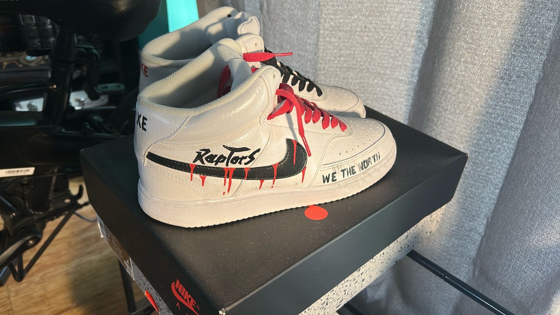 Customized Nike Raptors Shoes