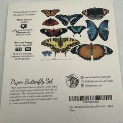 Paper Butterfly Set