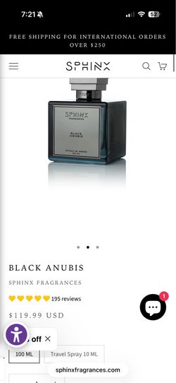 Black Anubis cologne