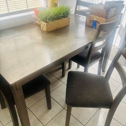 Dining Table Set / Kitchen Table Set Sits 6 
