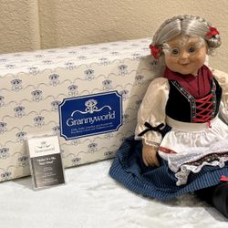 Grannyworld German Oma Doll with Cassette Tape - 22” Long  