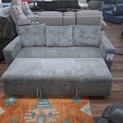 Sleeper Sofa In Fog