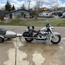 2007 Harley Davidson Road King W/trailer