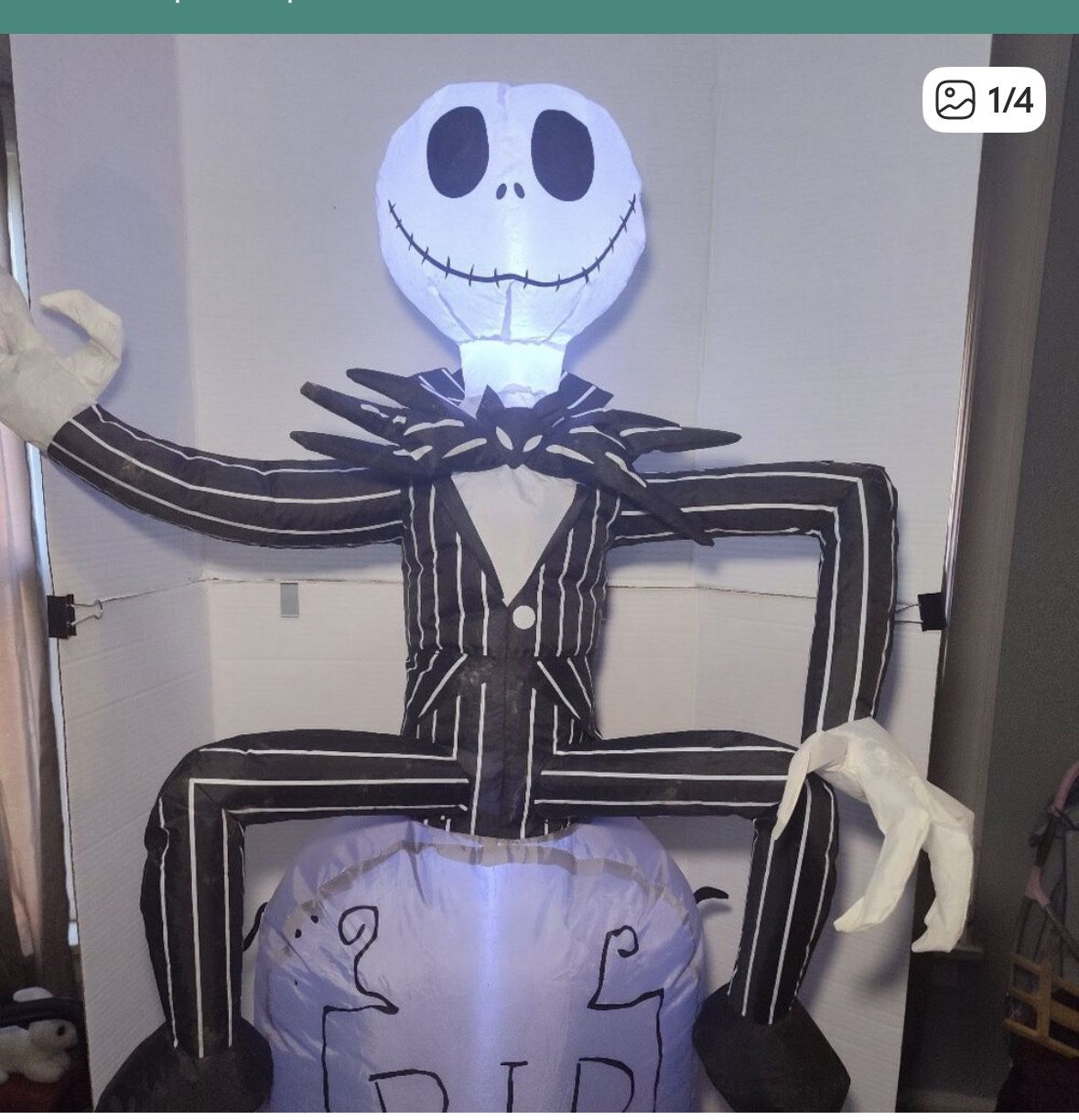 Nightmare Before Christmas Inflatable Jack Skellington