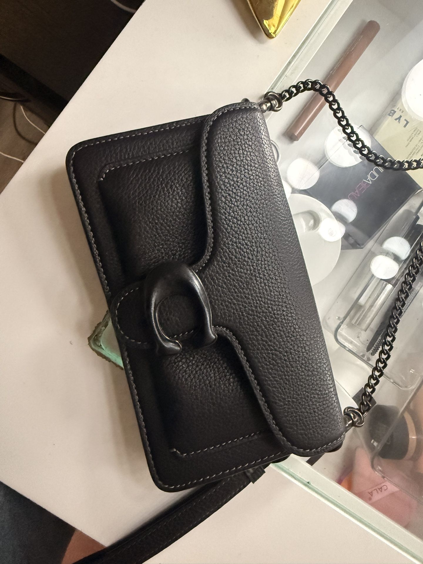 coach tabby chain clutch 