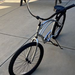 Grey and Black Electra Bike