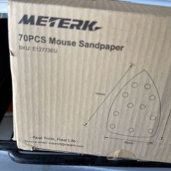 Meterk 70 Pcs Mouse Sandpaper