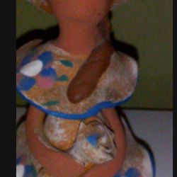 Dominican Faceless Doll 5 Inches High