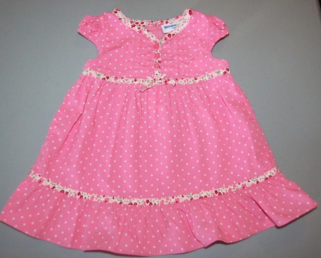 OSHKOSH Girls 3M Two-Piece Dress & Bloomers