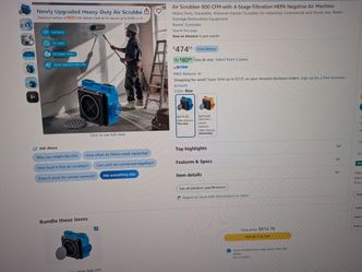 Air scrubber heavy duty