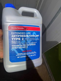 Honda Genuine Extended Life Antifreeze Coolant Type 2