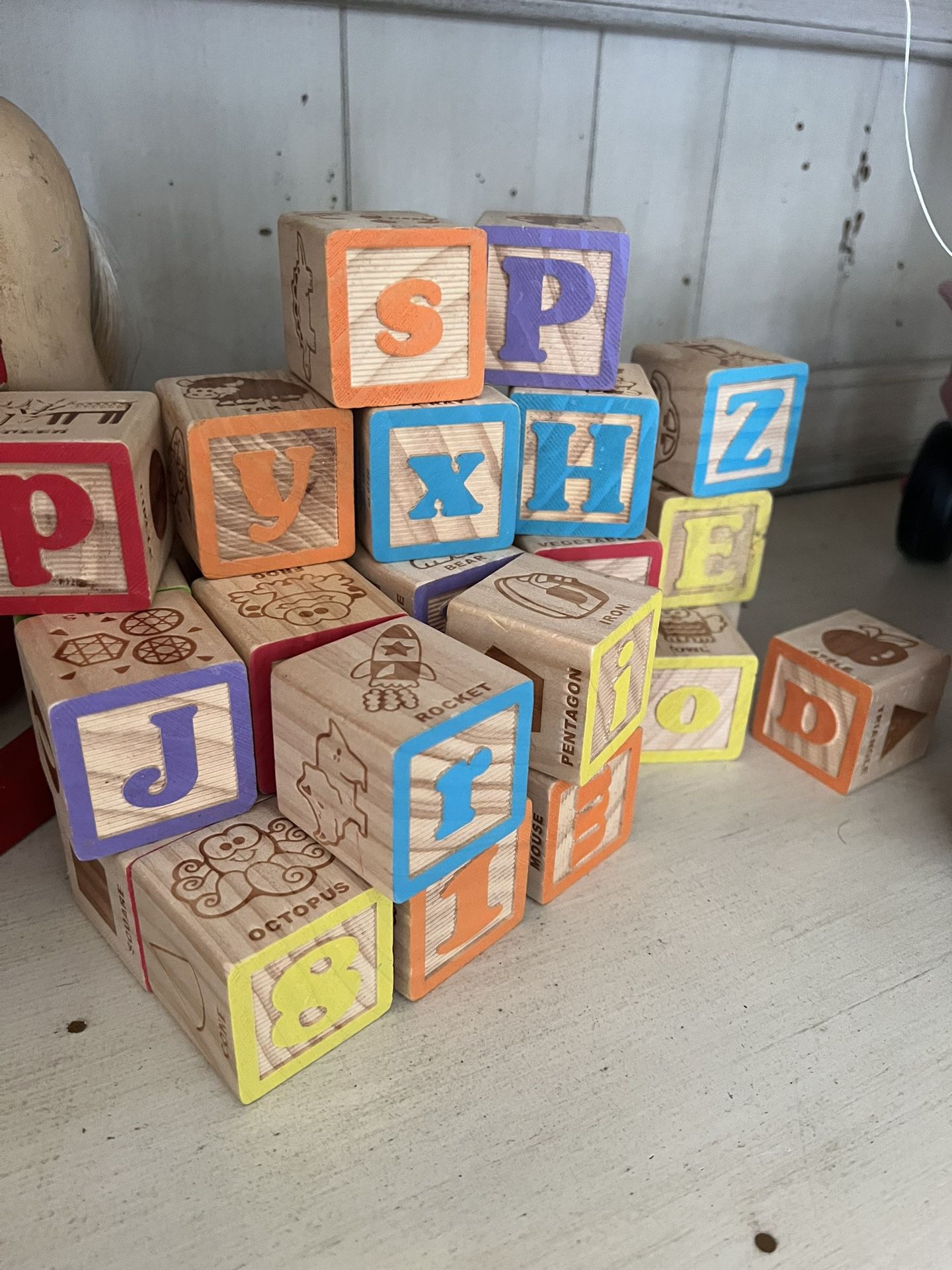 Wood Blocks Alphabet 