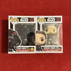 Funko Pop Disney Star Wars Cassian Andor (Sienar Test Pilot) #782 CHASE Bundle