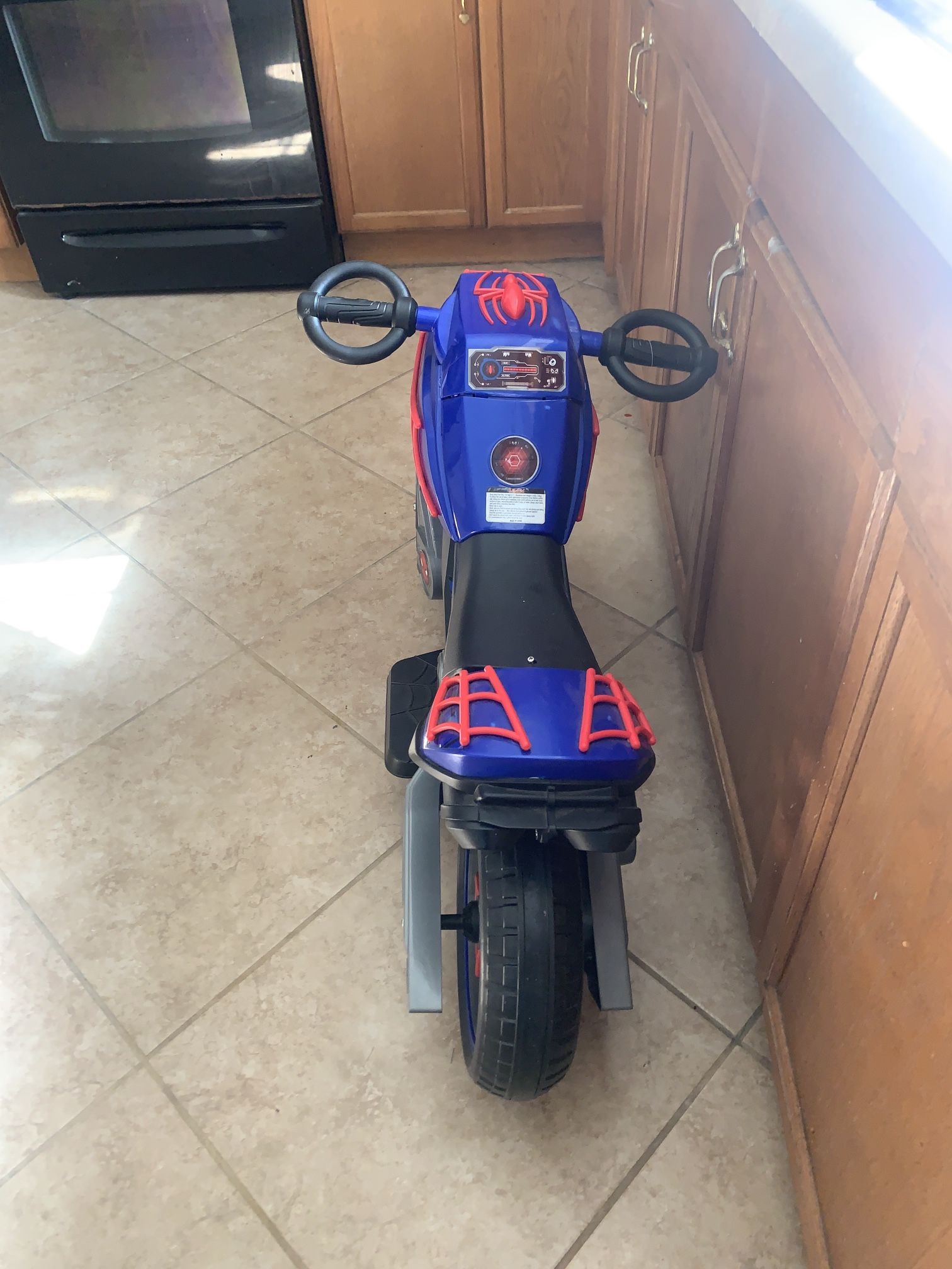 Electric Spider-Man Motorcycle