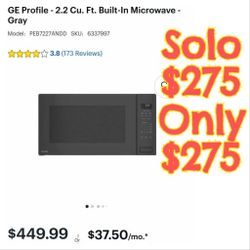 Ge 2.2cu New Retails $449 Plus Tax
