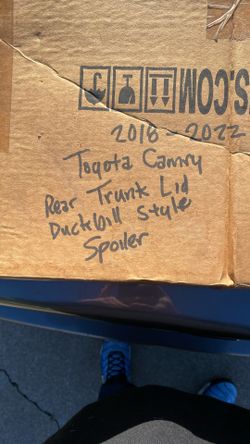 Trunk Duckbill Style Spoiler Camry