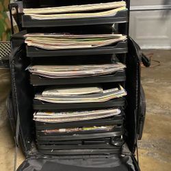 Scrapbooking And Craft Stuff Comes With Roll Away Case