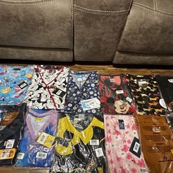 Scrubs Scrub Top Female Male XXS,XS,S,M,L,XL,XXL,XXXL