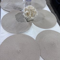 6 piece table place mats