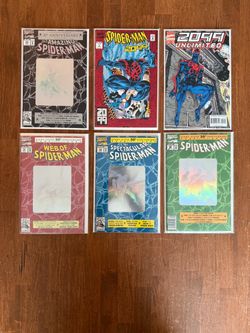 Comic Books – Spider-Man 2099 #1 + ASM #365 Hologram 30th Anniversary Lot