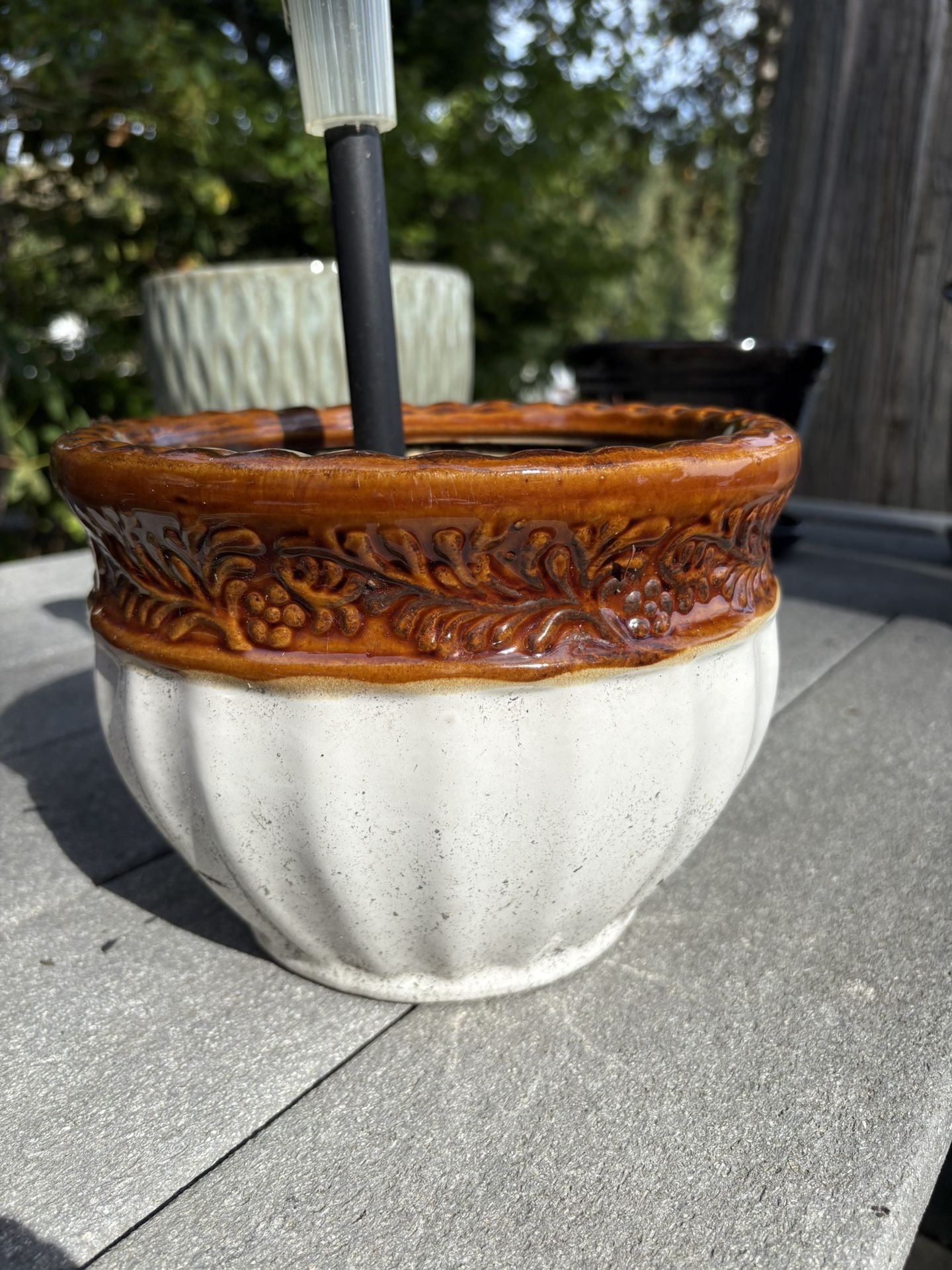 Ceramic Flower Pot Planter yard Garden Decor
