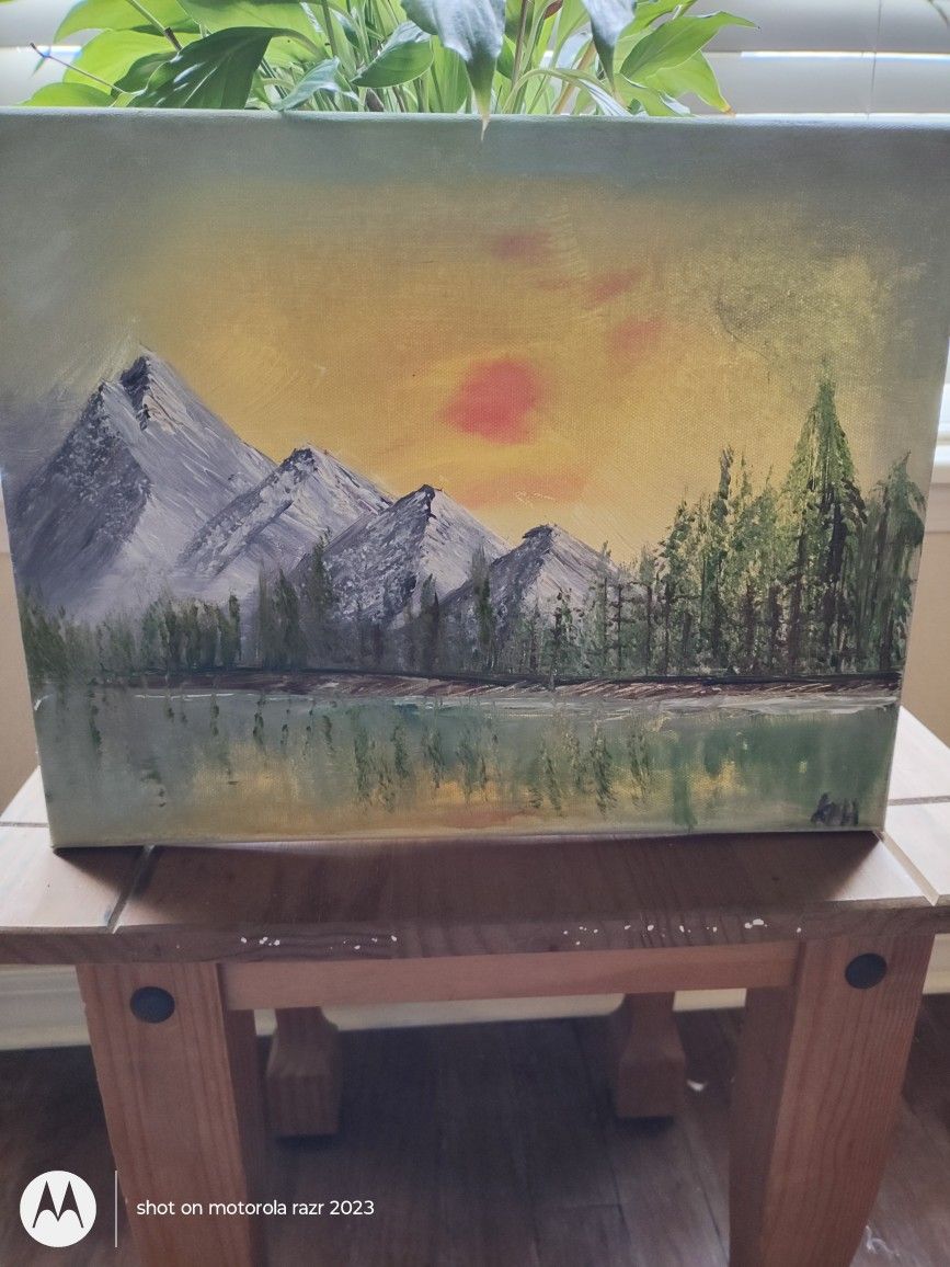 Original Oil On Canvas By Local Resident
