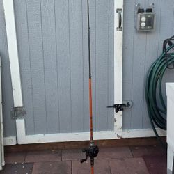 Berkley Lightning Rod Shock With Shimano Reel