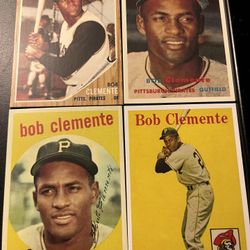 Roberto Clemente Topps Complete Baseball Card Reprint Set