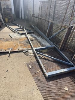 Approximately 12’ Tall X 32” wide Pallet Rack Uprights