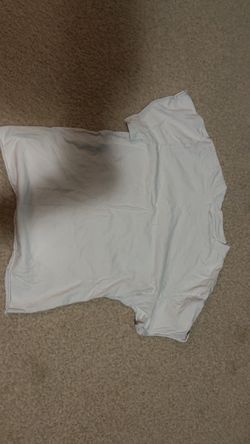 Pacsun white cropped shirt