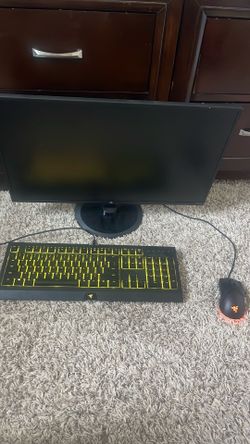Razor keyboard and mouse plus monitor (negotiable)