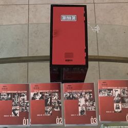 ESPN 30 for 30 Fifth Anniversary DVD Collection Locker Set 100 Films + Guide