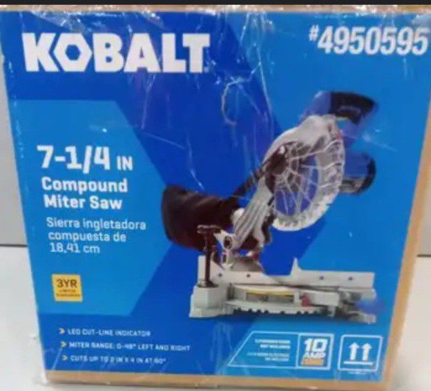 Kobalt 7 1/4" Compound Miter Saw