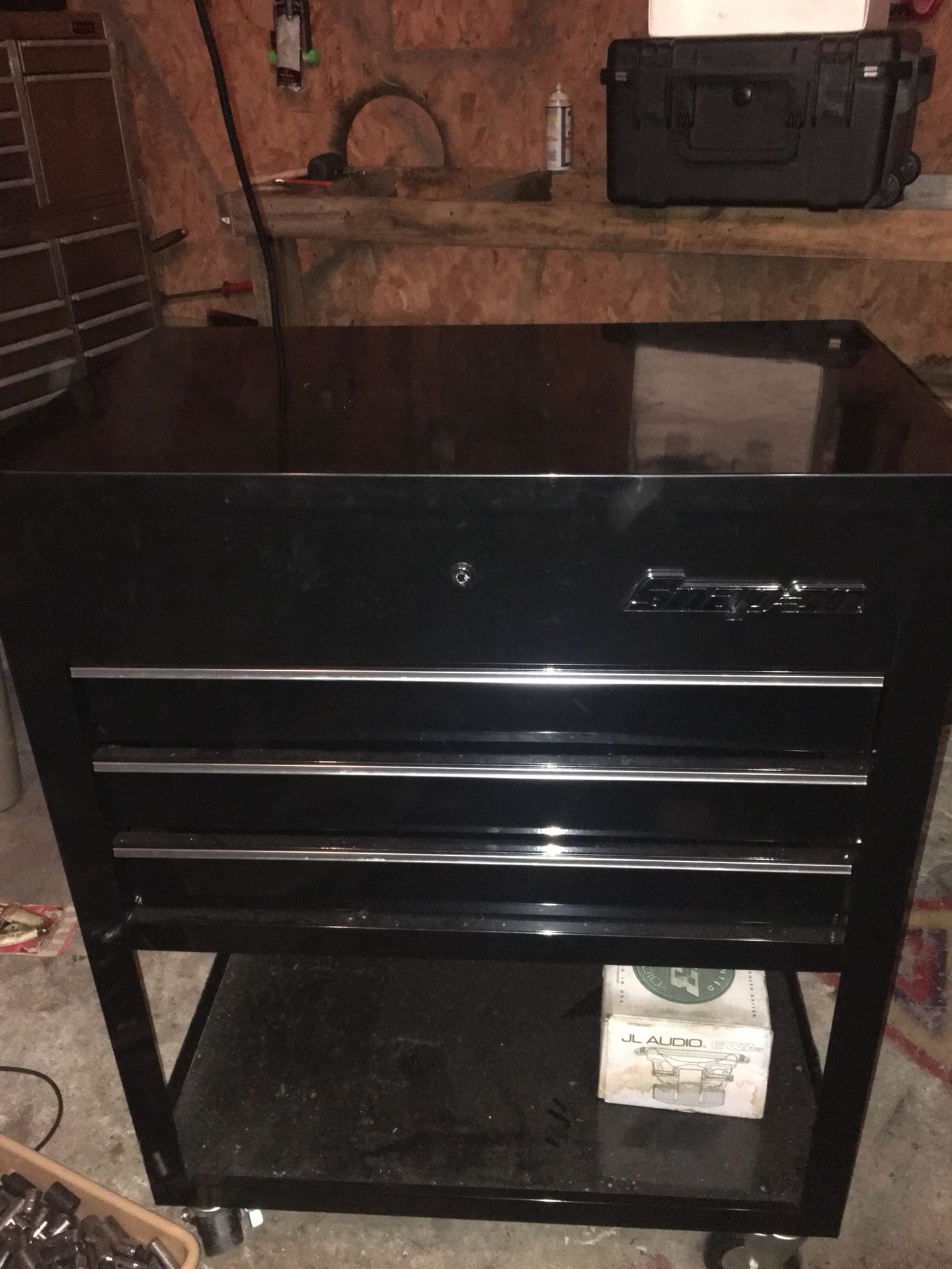 Snap on toolbox cooler