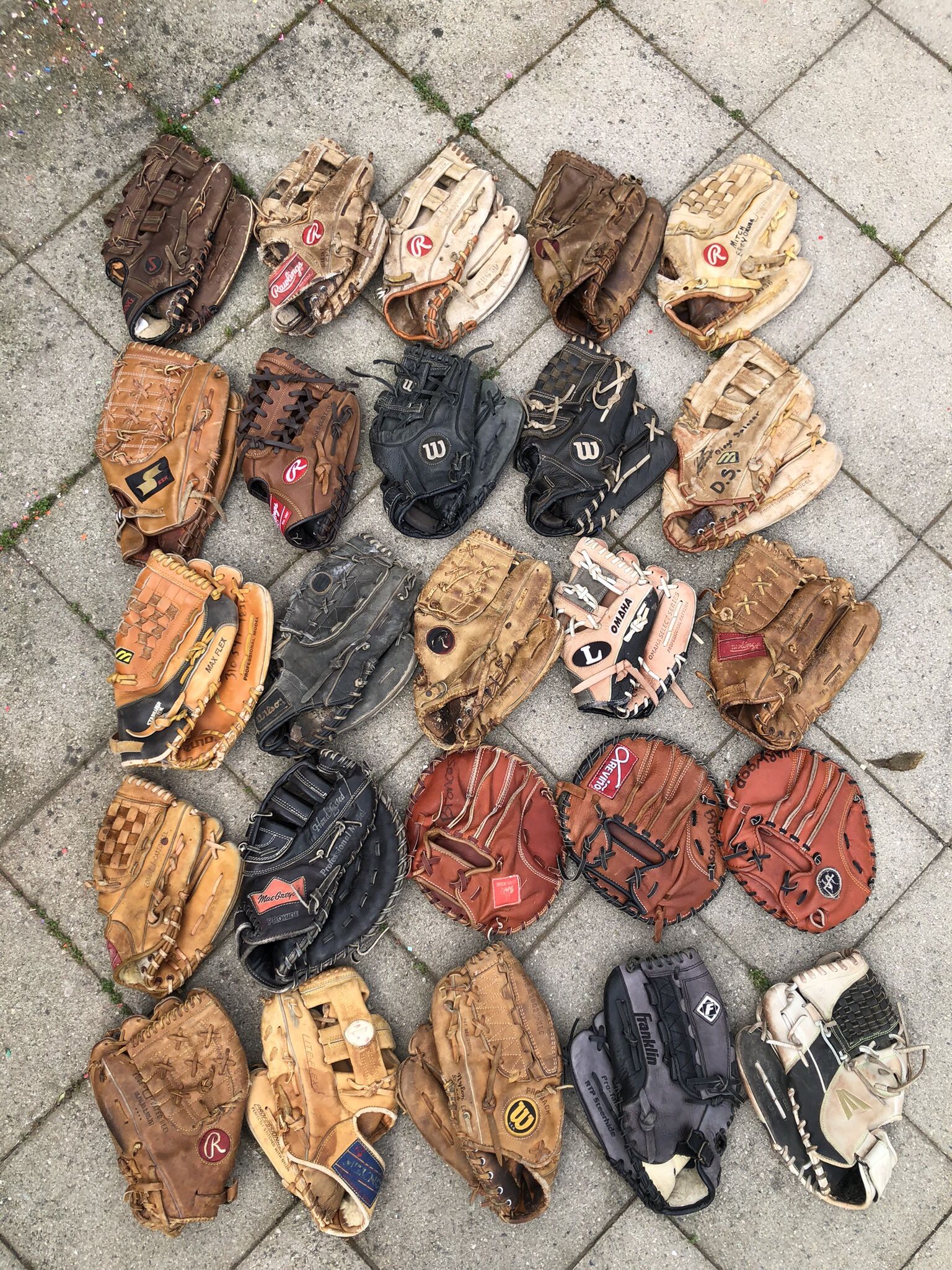 Baseball Gloves $30 Each Firm Have More Baseball And Softball Equipment Available