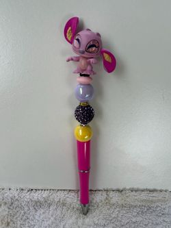 Character beaded pen