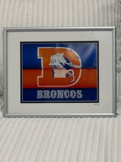Denver Broncos Matted and Framed Picture/Print